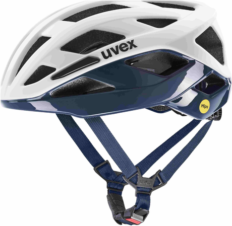 uvex I-Volute Mips Casque de course Blanc-Bleu Dusk Mat