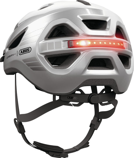 Abus URBAN-I 4.0 Casque urbain signal argent
