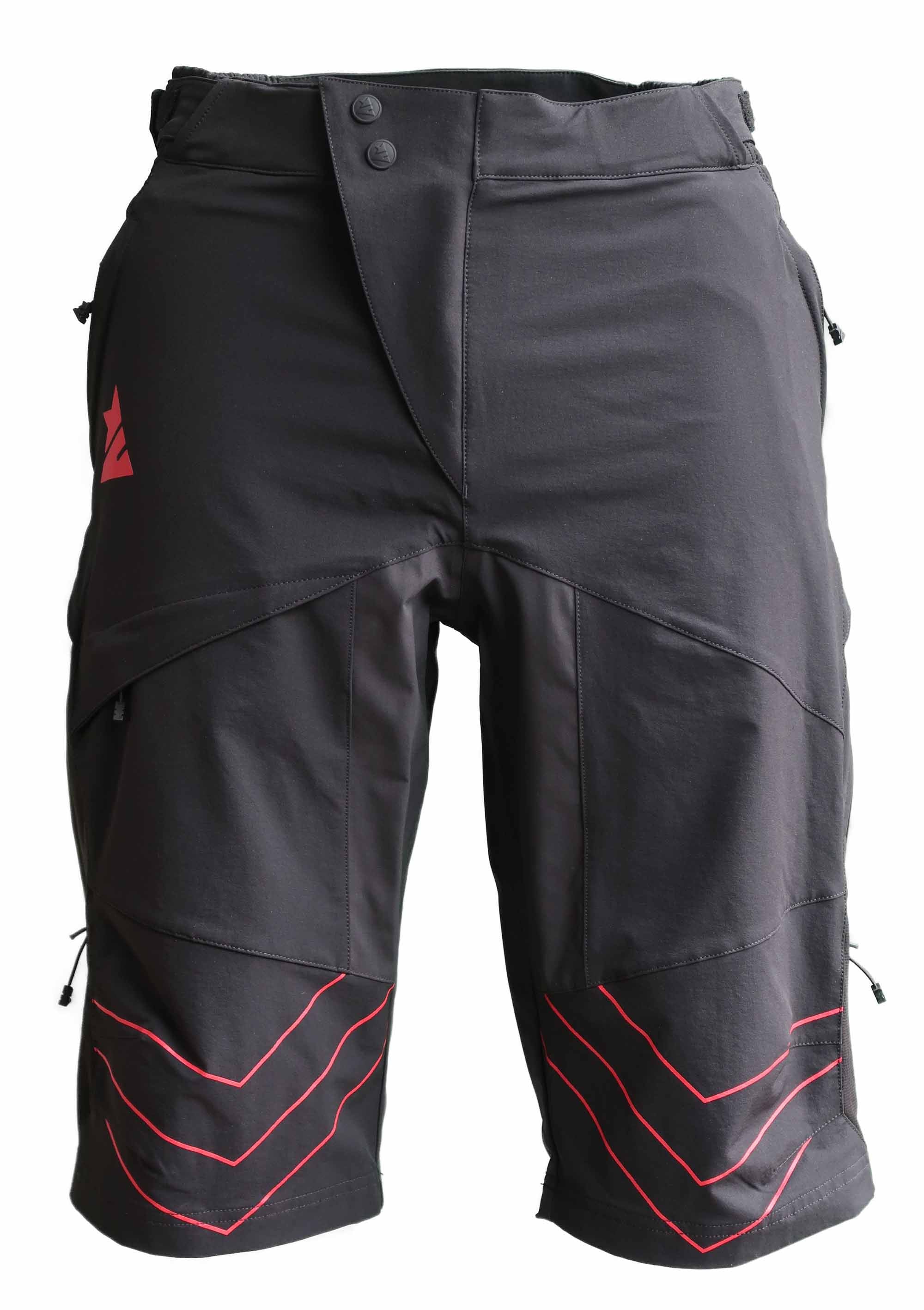 Zimtstern Bulletz Short Homme Pirate Black/Jester Red