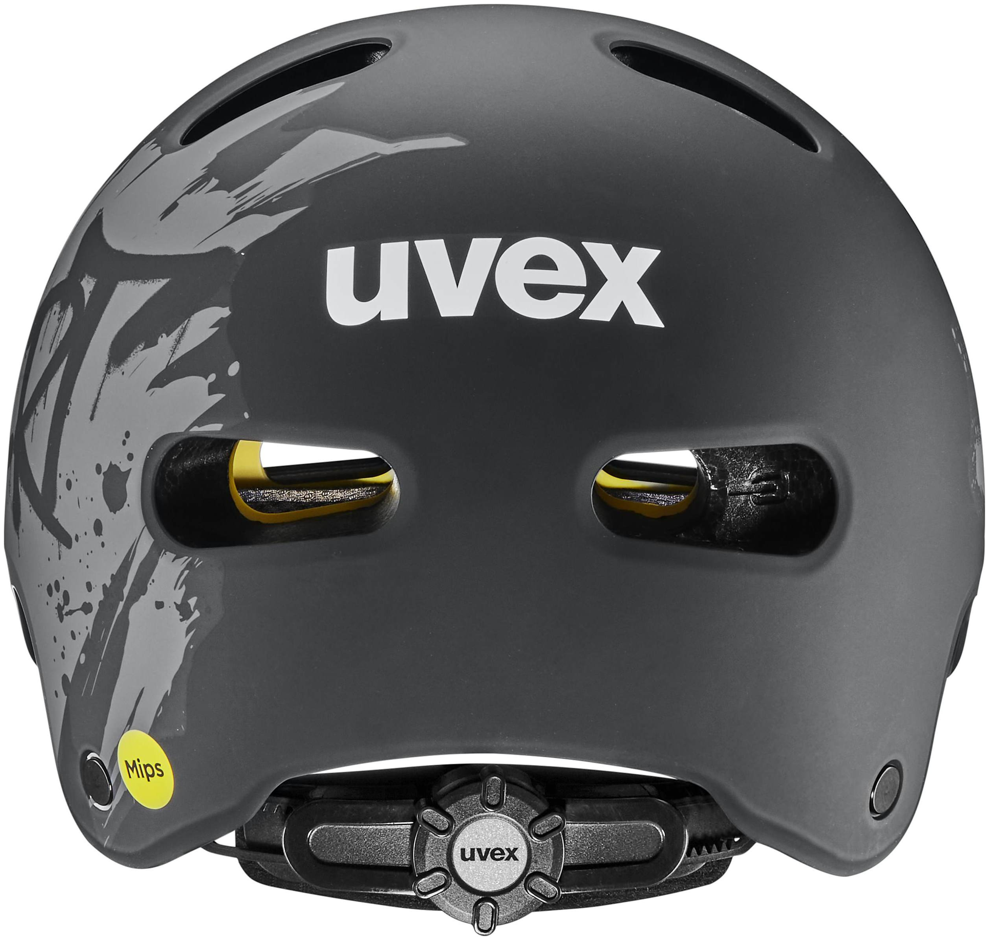 uvex Kid 4 Style Mips Casque enfant Dirt Black Mat
