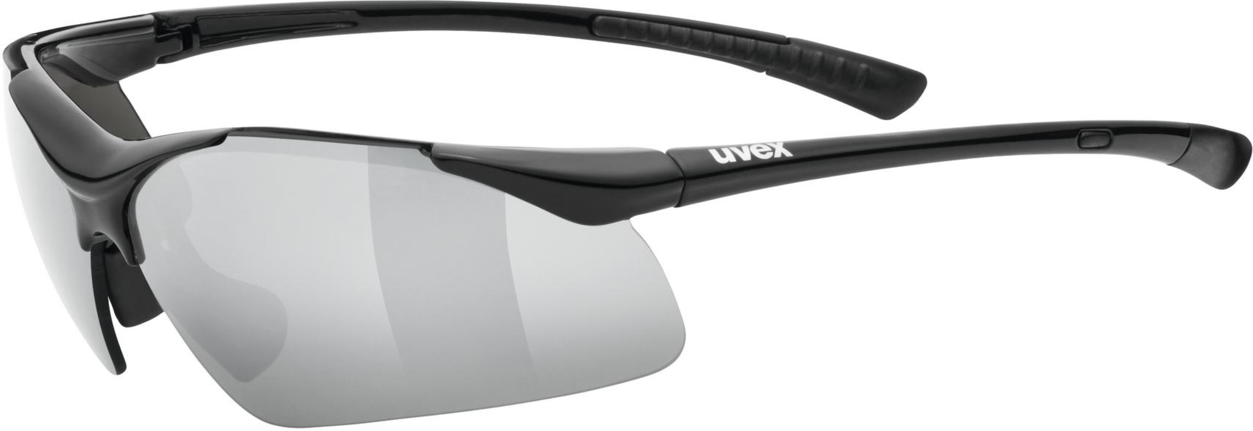 uvex Sportstyle 223 Lunettes de vélo Noir / Lightmirror Argent
