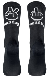 Northwave Sunday Monday Chaussette Noire