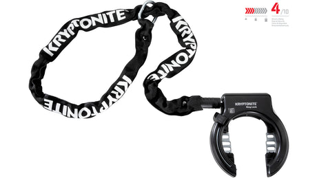 Kryptonite Antivol de cadre 512 avec chaîne