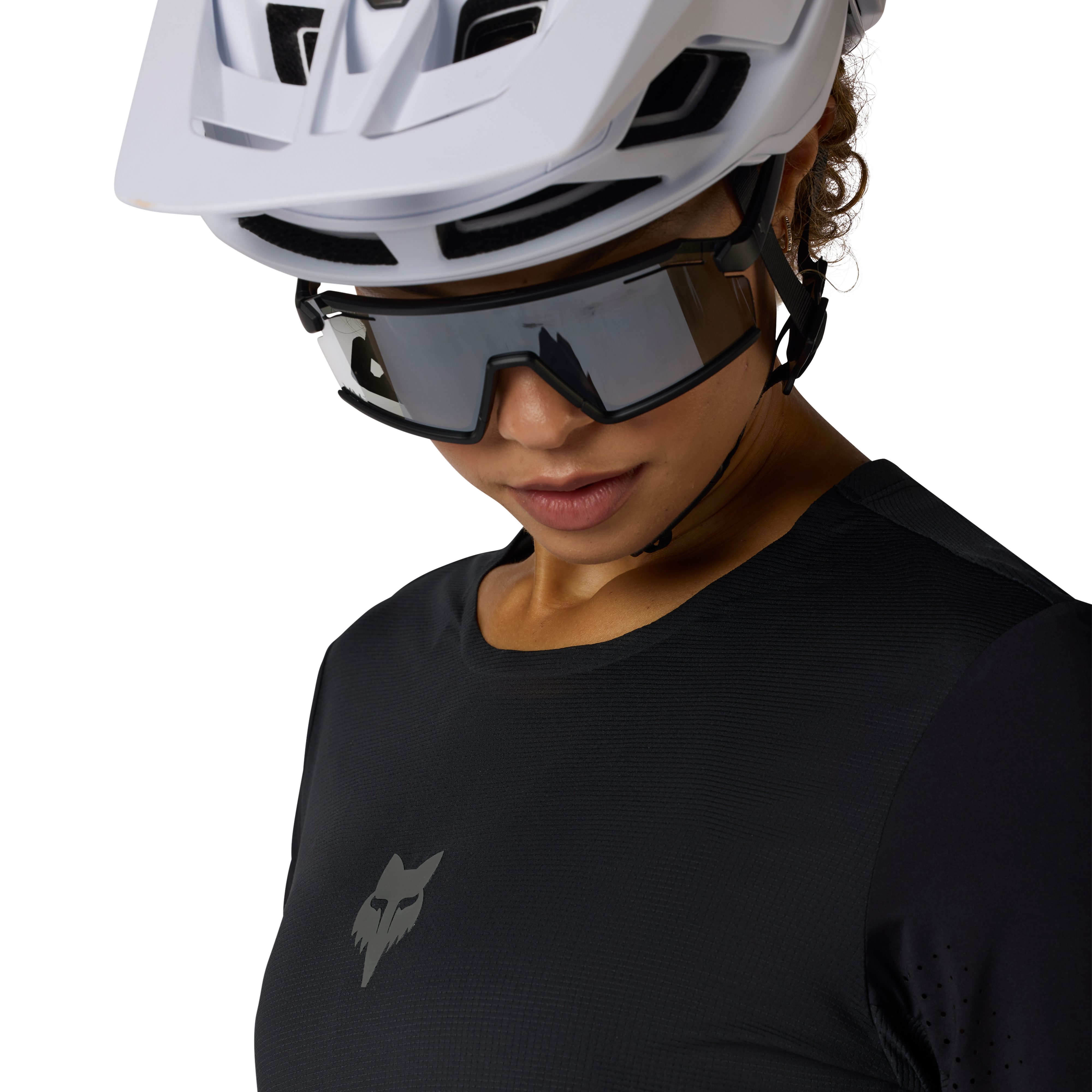 Fox W Flexair LS Maillot Noir