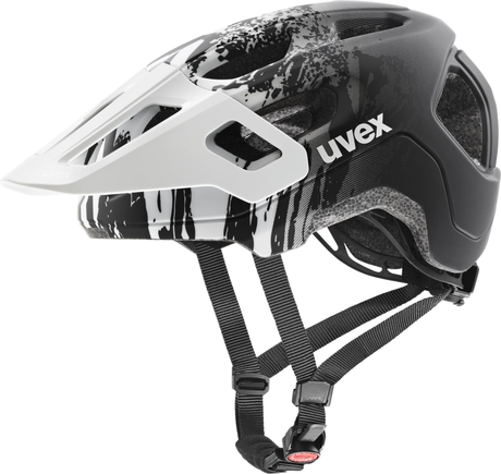 uvex React Jr. Casque enfant Blanc-Noir Mat