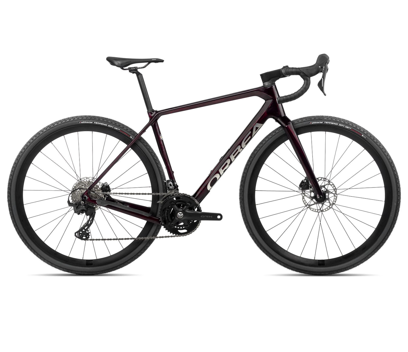 Orbea TERRA M30TEAM Rouge Vin Vue Carbone (2024)