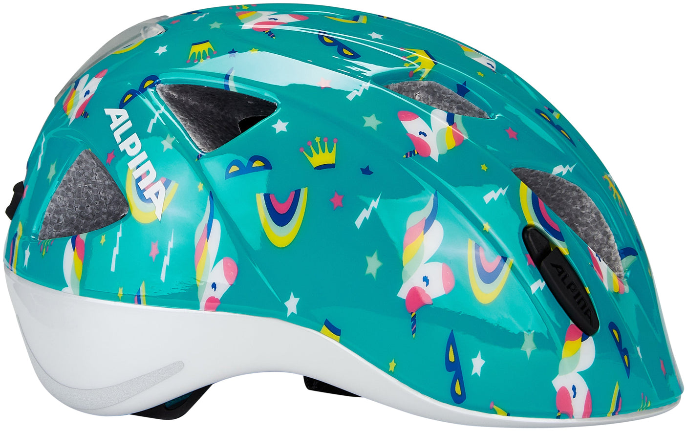 Casque enfant Alpina Ximo Flash turquoise