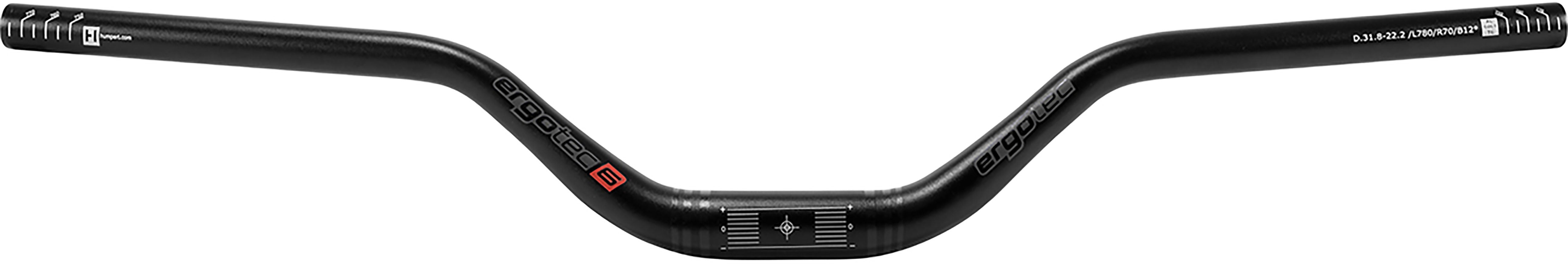 Humpert Ergotec Riser 70 Guidon Ø31,8mm 12° noir