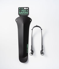 Ass Savers WGS-2 Win Wing Garde-boue arrière Gravel noir à pois