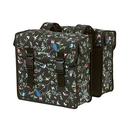 Basil Wanderlust Sacoche double porte-bagages 35l noir