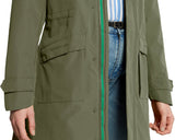 Basil Mosse parka de pluie femme olive