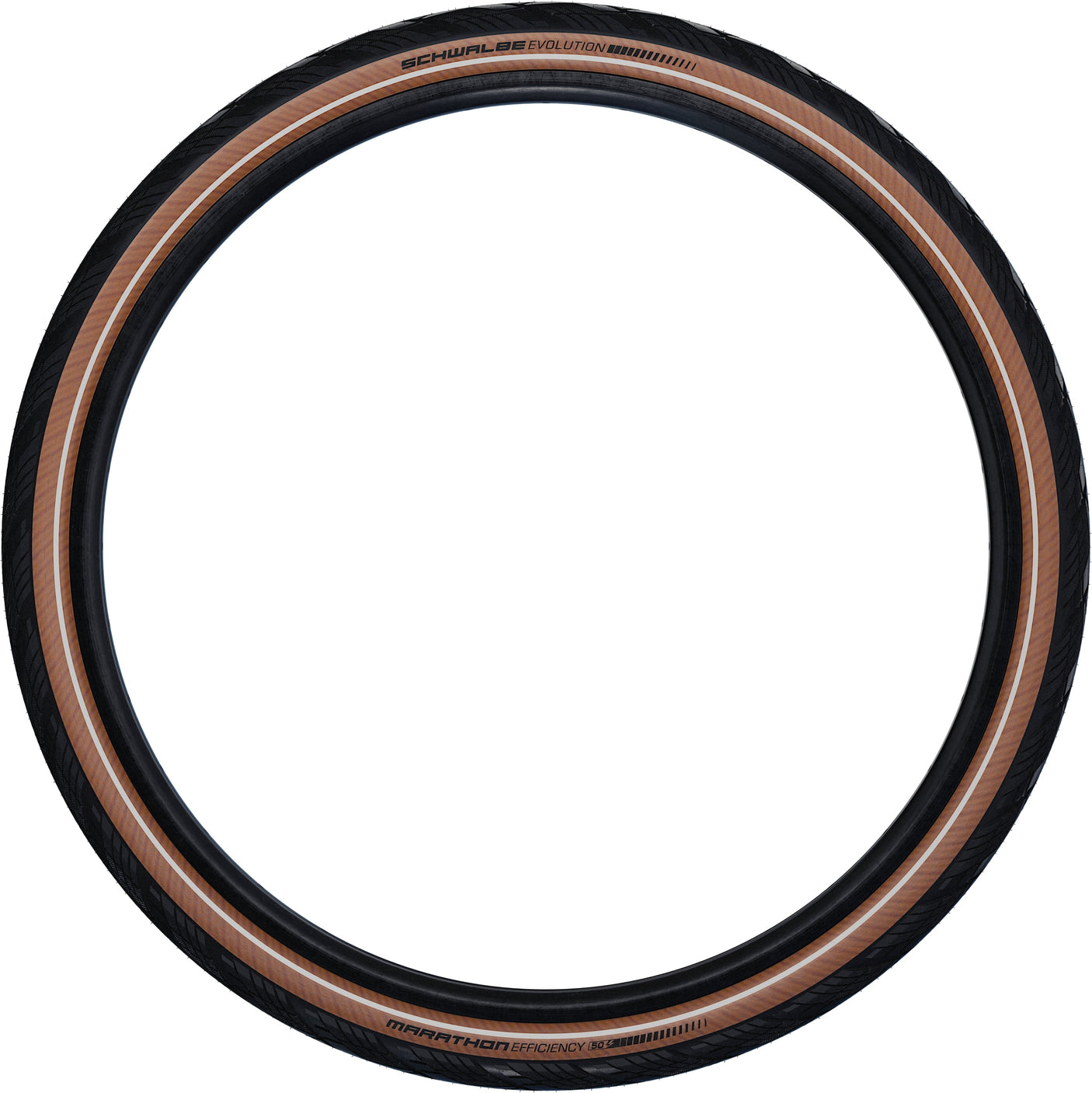 SCHWALBE Marathon Efficiency Evo pneu pliant 28x2.15" Addix Race V-Guard E-50 TLE Reflex noir/transparent