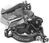 Dérailleur avant Shimano Altus FD-M2020 2x9 vitesses, rotation supérieure profonde