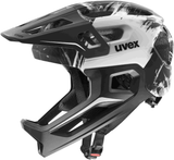 uvex React Jr. Casque intégral enfant Noir-Blanc Mat