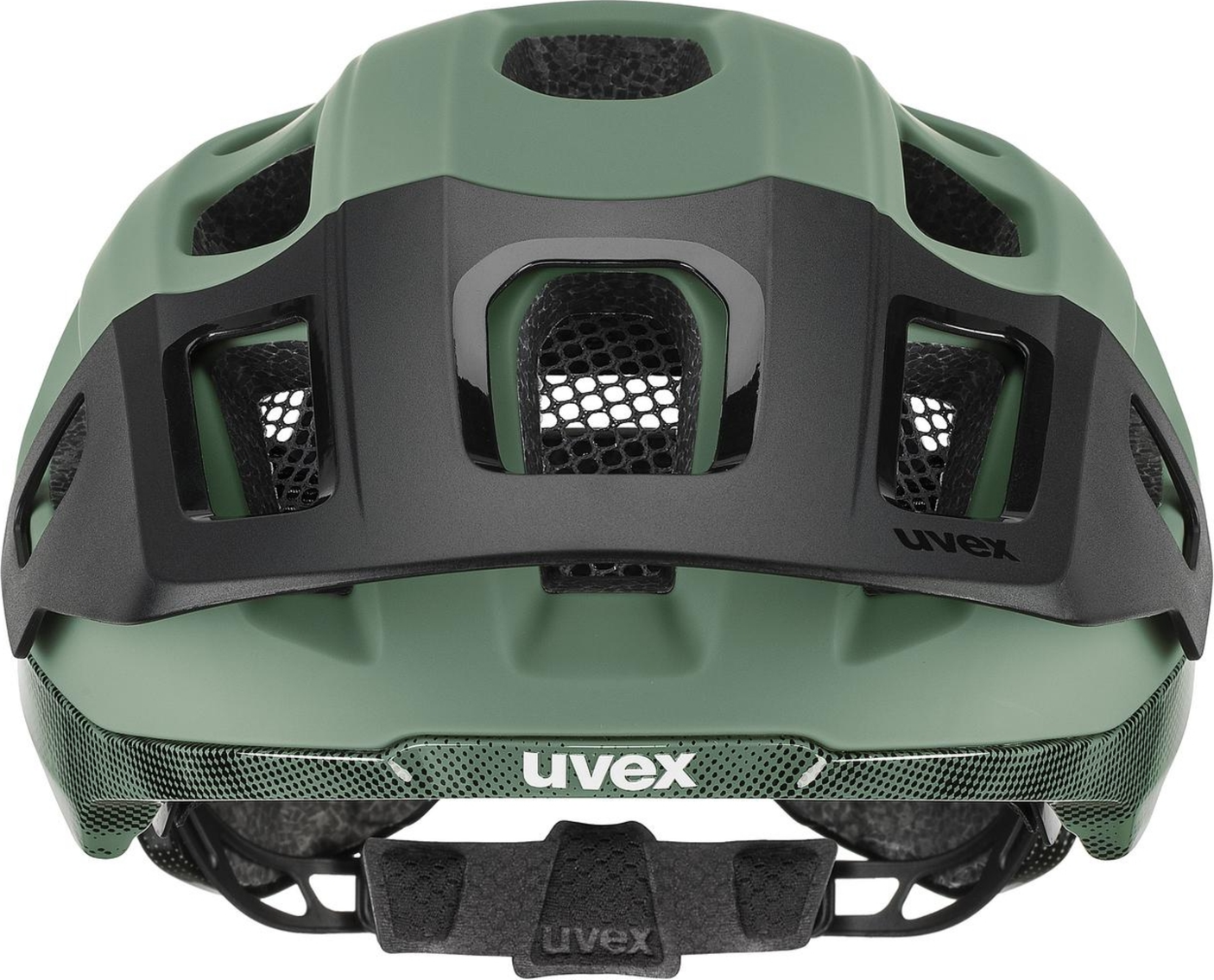 uvex React Mips Casque VTT Vert Mousse-Noir Mat