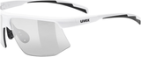 uvex Aerios V lunettes de vélo Blanc / Fumé