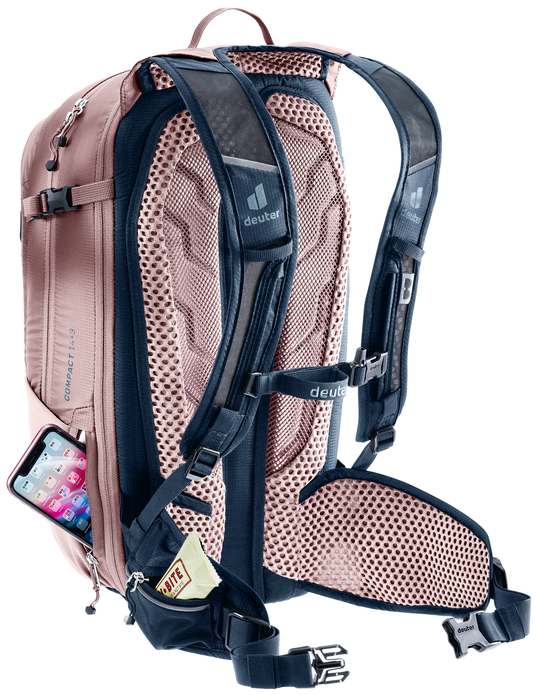 deuter Compact 14+3 sac à dos vélo ink-ashrose
