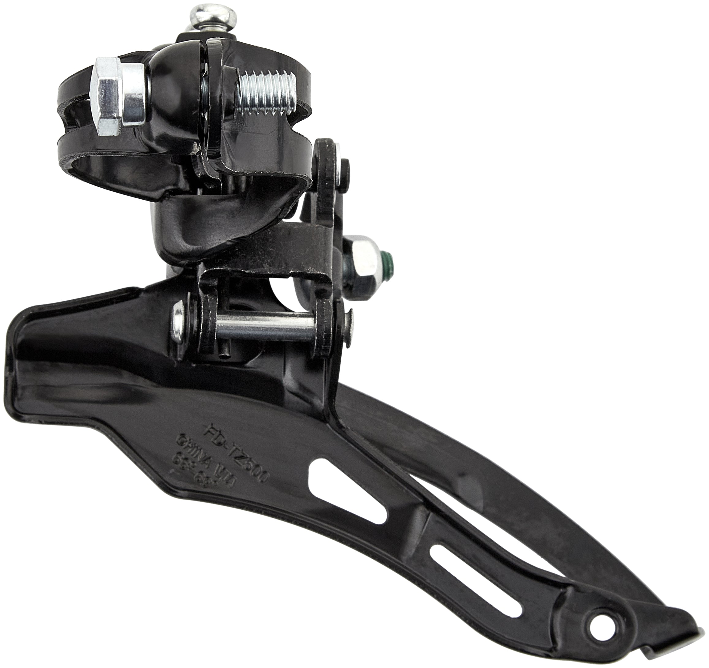Shimano Tourney TZ FD-TZ500 dérailleur avant 3x6/7 vitesses Down Swing collier bas noir