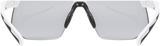 uvex Aerios V lunettes de vélo Blanc / Fumé