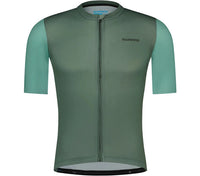 Shimano ARIA Short Sleeve Jersey Restore Green