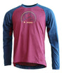 Zimtstern PureFlowz Shirt LS Homme Windsor Wine/French Navy