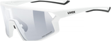 uvex Skyryse V lunettes de vélo Blanc Mat / Lightmirror Silver