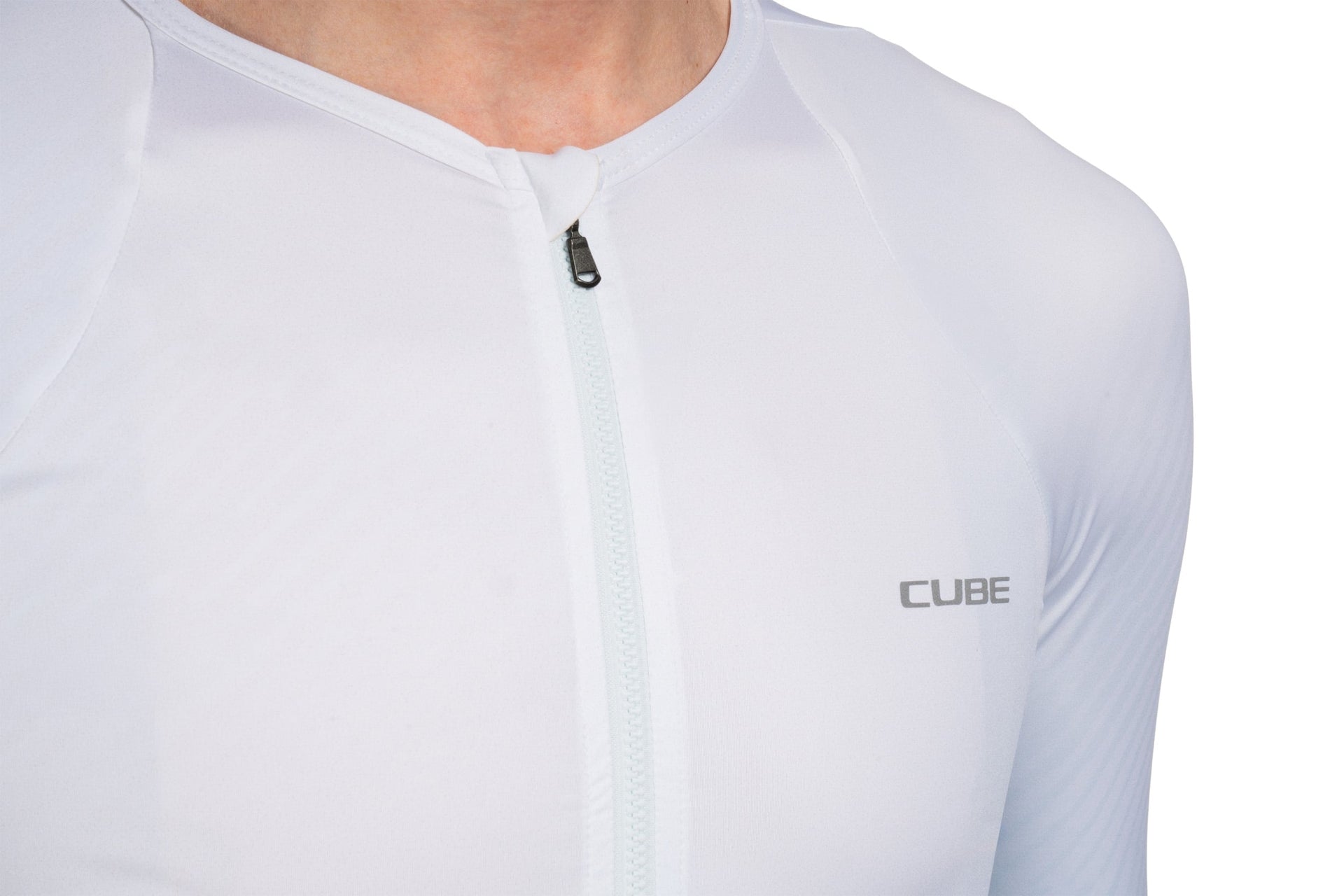 Cube ROAD/XC Maillot manches longues protection UV turquoise
