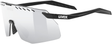 uvex Pace Stage S Lunettes de vélo Noir Mat / Miroir Argent