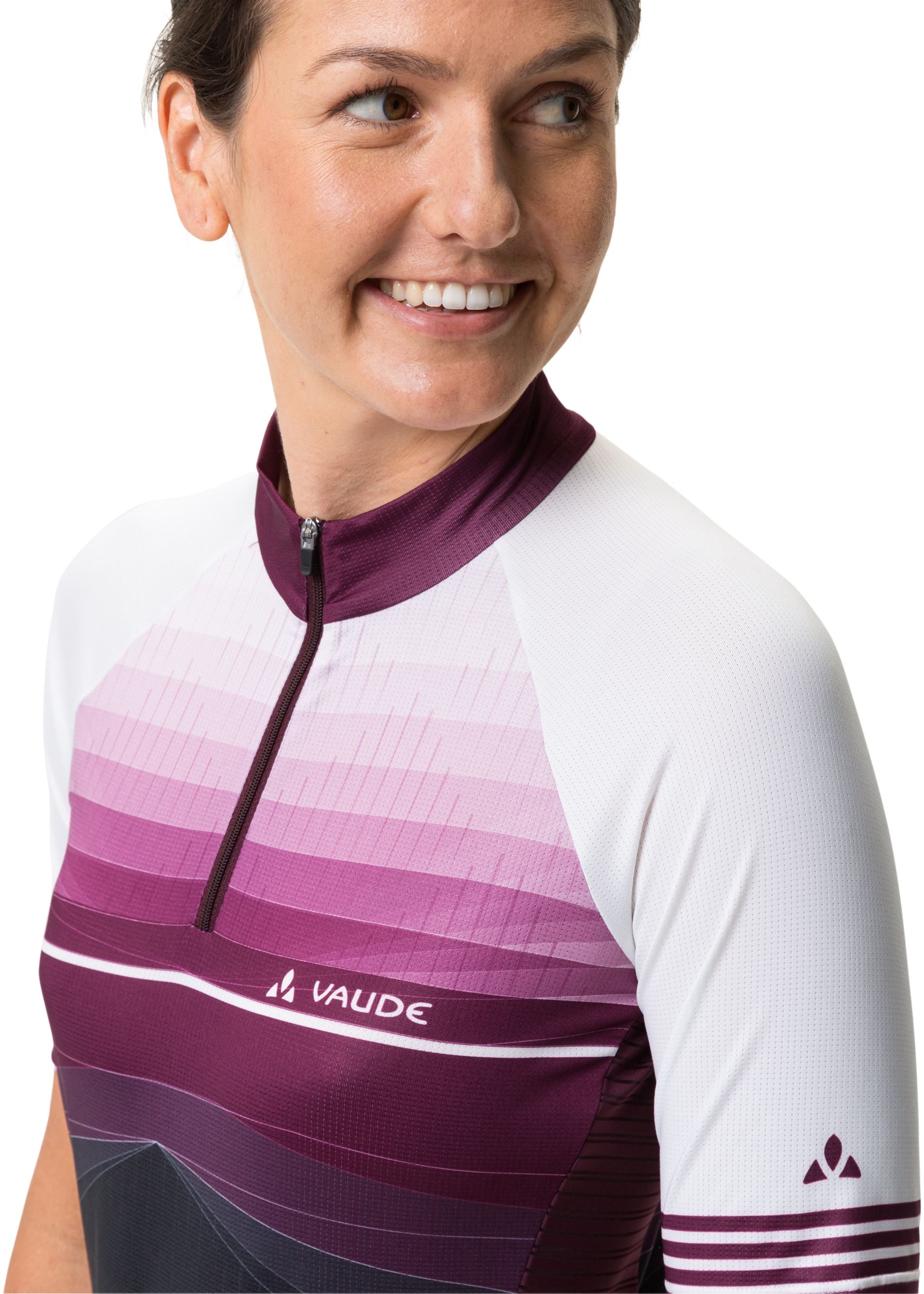 VAUDE Posta Maillot avec fermeture éclair 1/2 femme violet