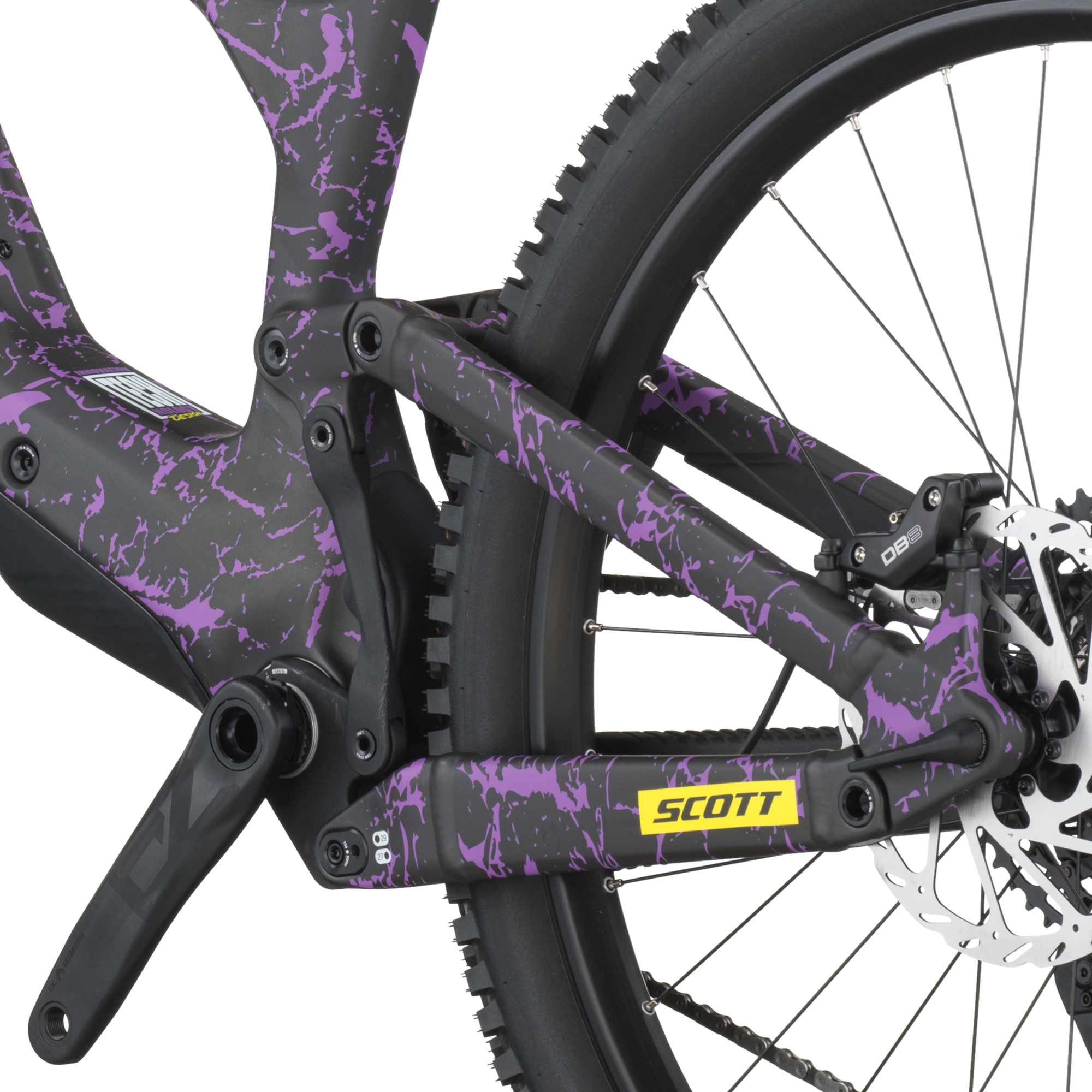Scott Ransom 920 carbone noir/crackle violet