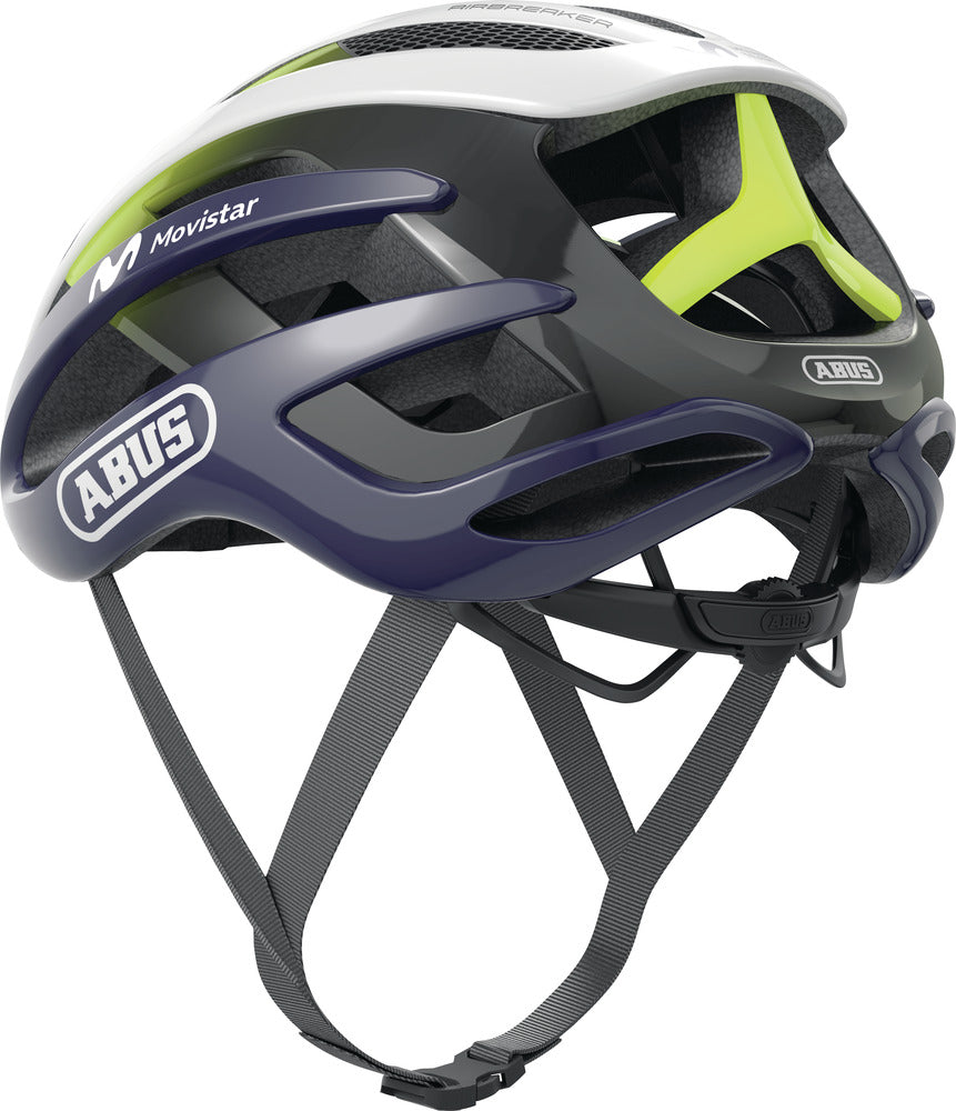 Casque ABUS Airbreaker Route Movistar Team