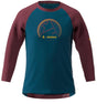 Zimtstern PureFlowz Shirt 3/4 Homme French Navy/Windsor Wine