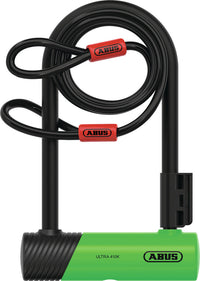ABUS Ultra Mini 410K/150HB180 + Cobra 10/120 vert SH antivol en U – aktuelle Variante