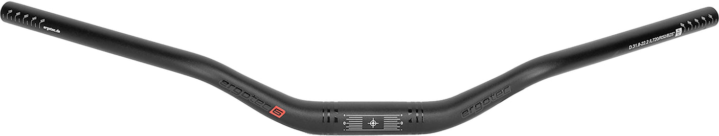 Humpert Ergotec Riser 50 Comfort Guidon Ø31,8mm 25° noir