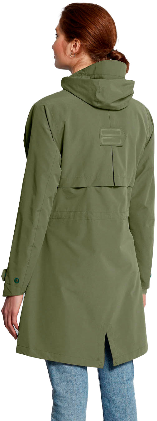 Basil Mosse parka de pluie femme olive