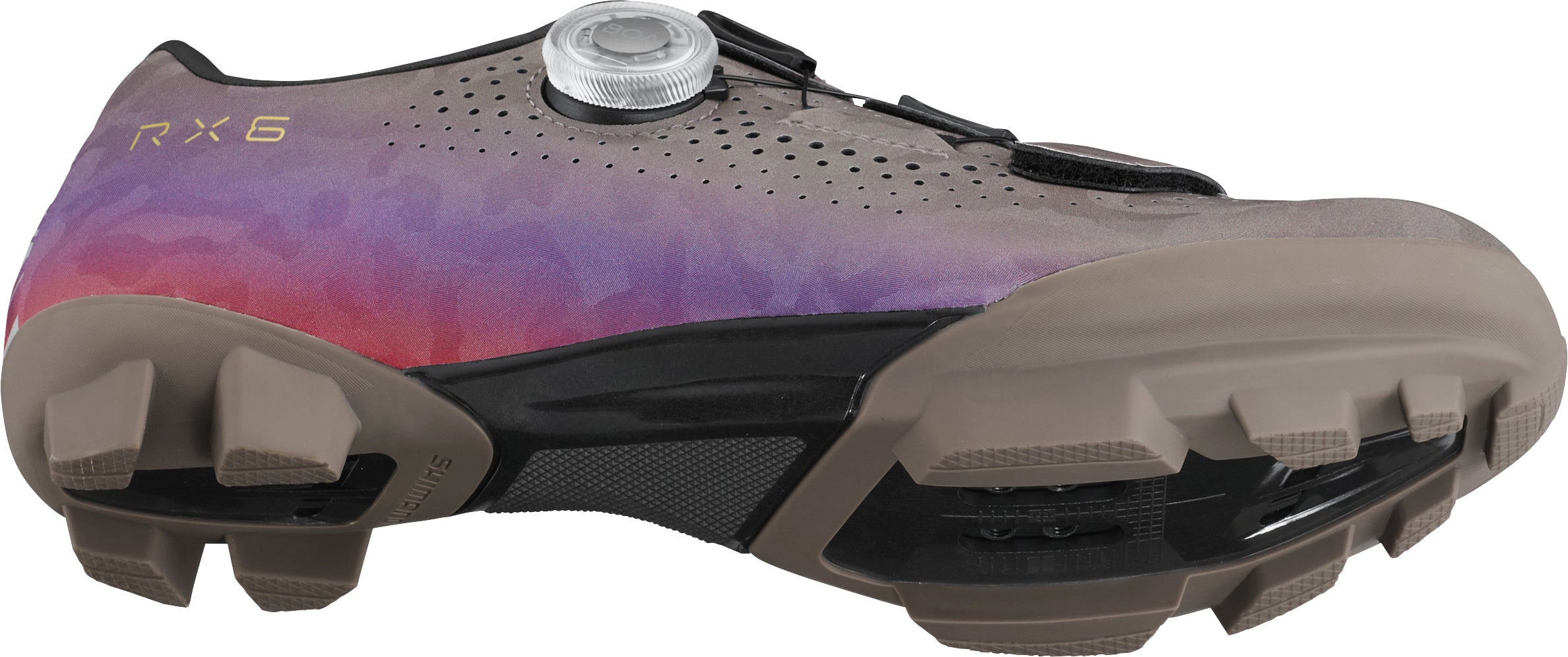 Shimano RX600W Chaussures Gravel Femme gris/violet