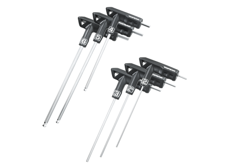 Jeu de clés Allen Topeak DuoHex avec poignée en T 2/2,5/3/4/5/6 mm