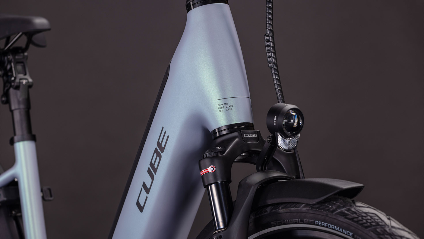 Cube Supreme Hybrid Deluxe SLX 600 Easy Entry seagrey´n´black (2026)