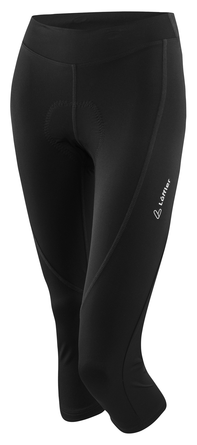 Löffler W 3/4 Cuissard Vélo Tour II Noir