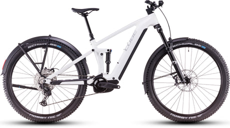 Cube Stereo Hybrid ONE44 EXC 800 Allroad blanc métallisé et noir (2025)