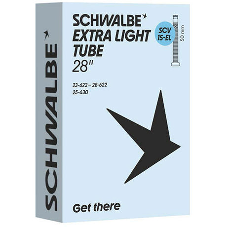 Schwalbe SCV 15-EL EXTRA LIGHT Chambre à air 23/28-622/630