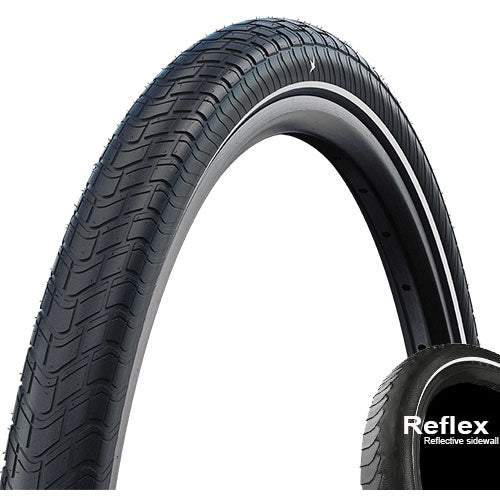 Schwalbe MOTION BIG APPLE RaceGuard ADDIX E-25 réfléchissant noir