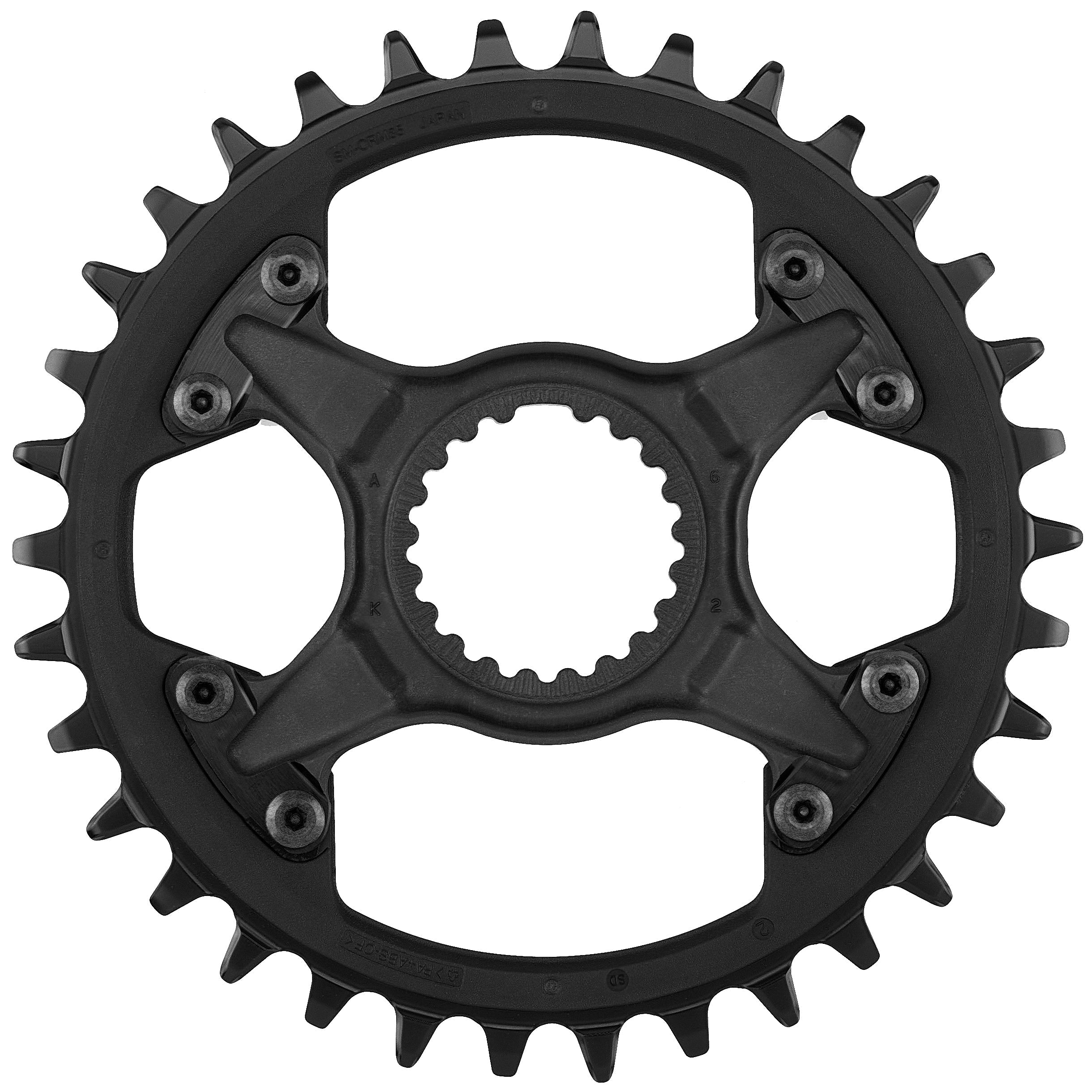 Shimano Deore XT SM-CRM85 plateau DM 1x12 vitesses pour FC-M8100 | FC-M8120 | FC-M8130 noir