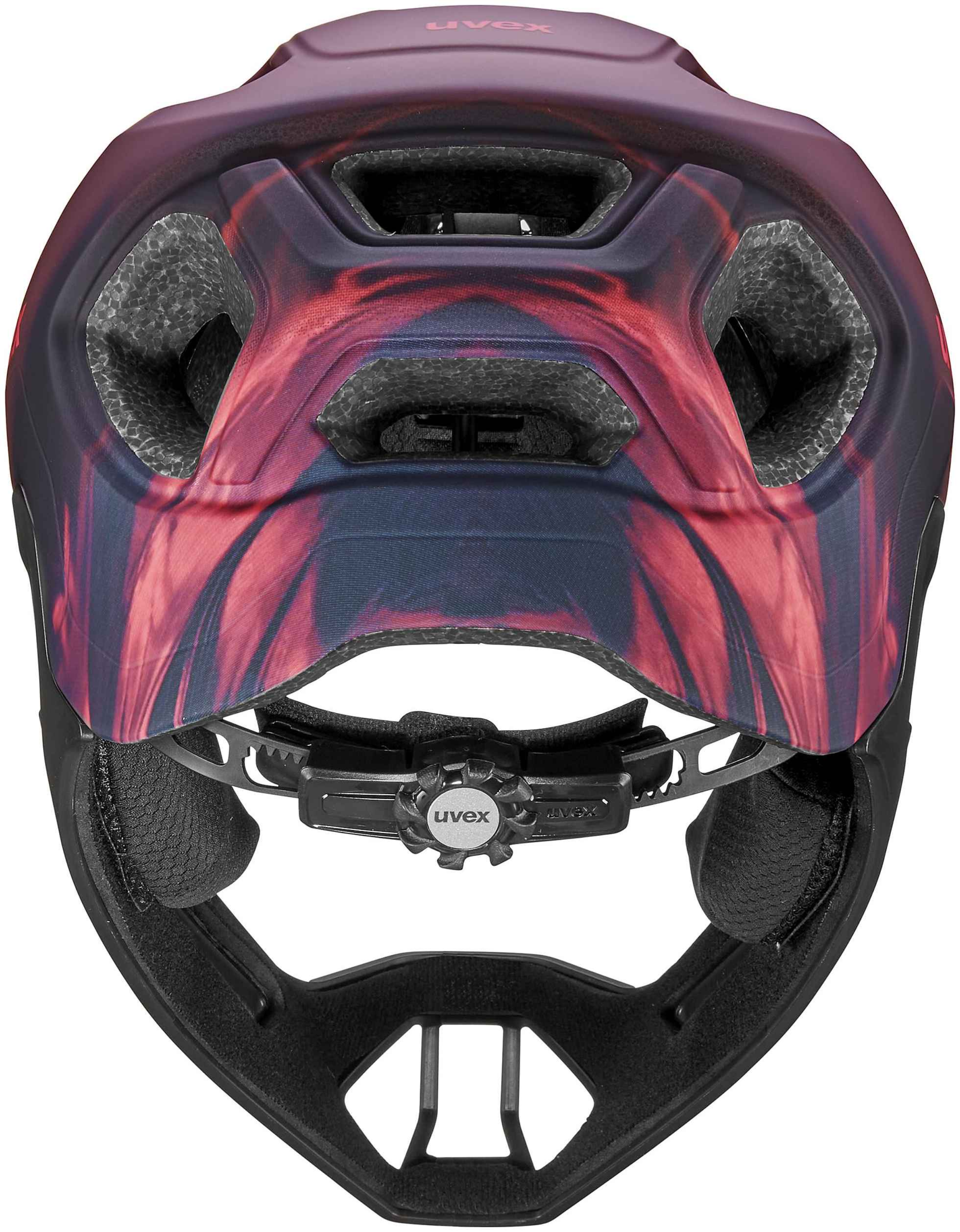 uvex React Jr. Casque intégral enfant Cranberry Mat