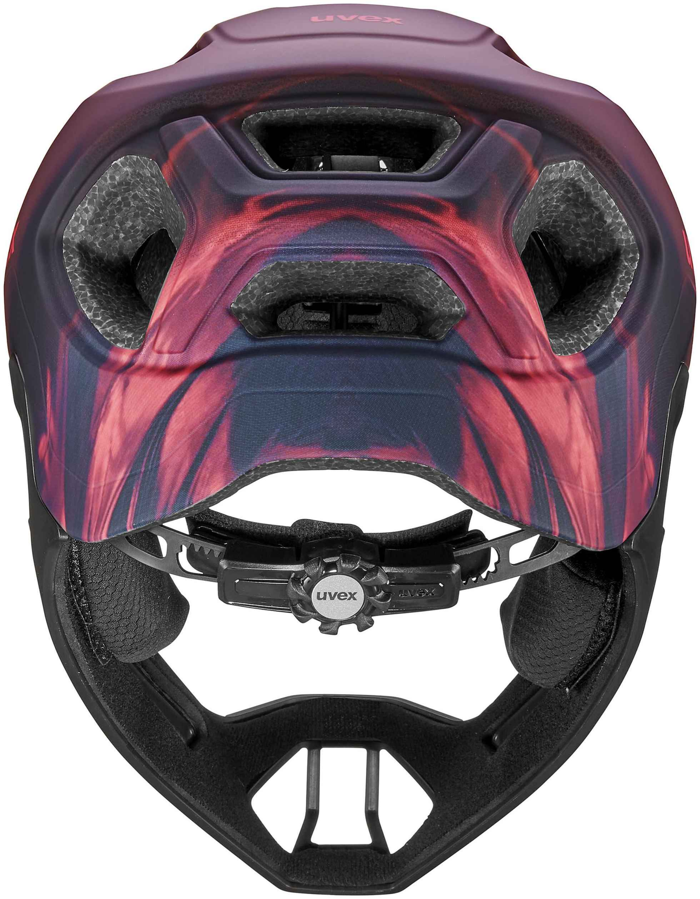 uvex React Jr. Casque intégral enfant Cranberry Mat