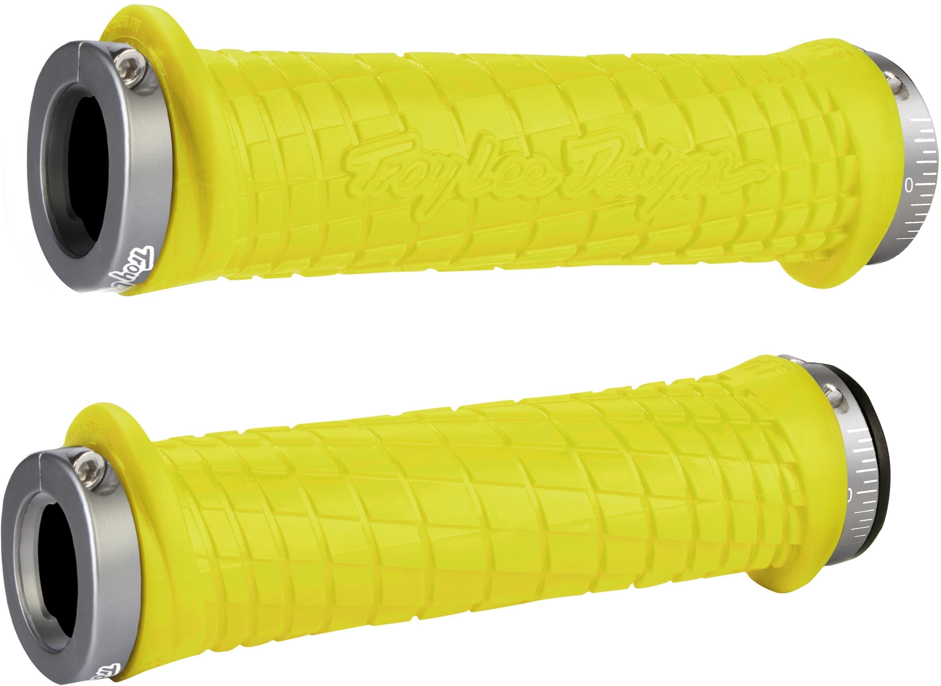 ODI Troy Lee Designs Lock-On poignées VTT jaune
