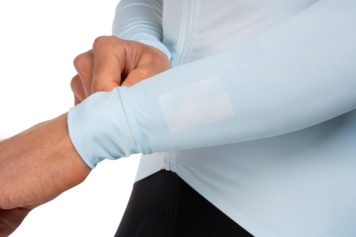 Cube ROAD/XC Maillot manches longues protection UV turquoise
