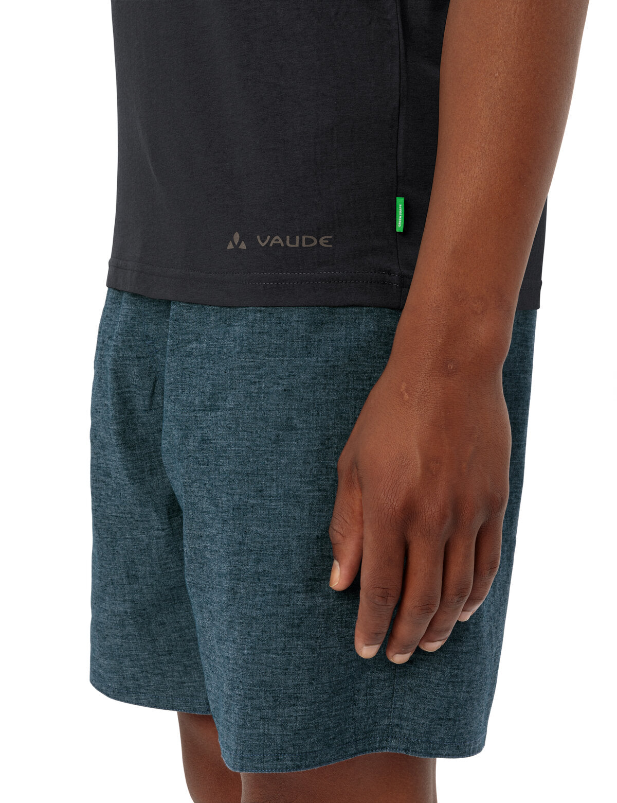 T-shirt cycliste homme VAUDE V noir/noir