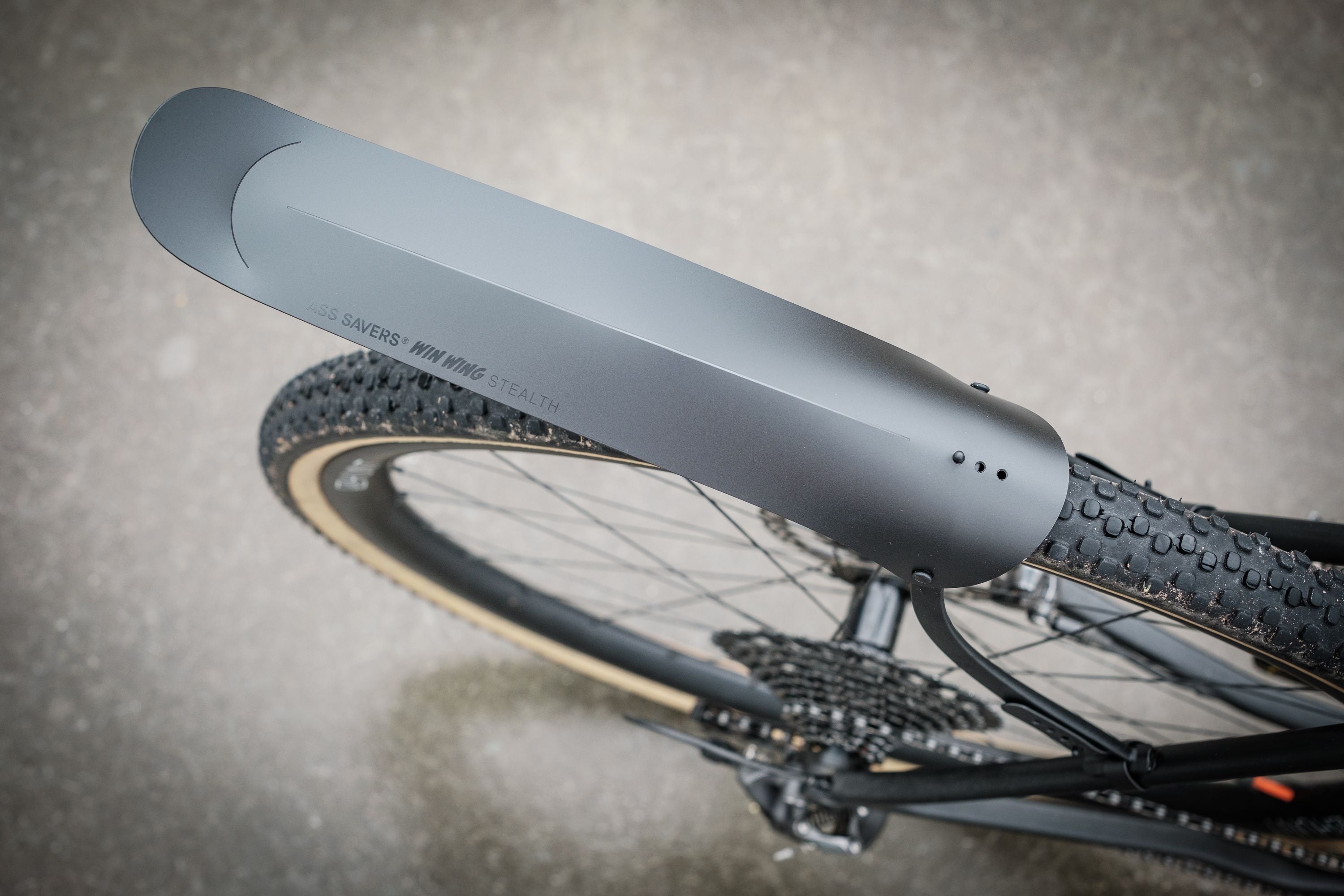 Ass Savers WGS-2 Win Wing Gravel garde-boue arrière stealth