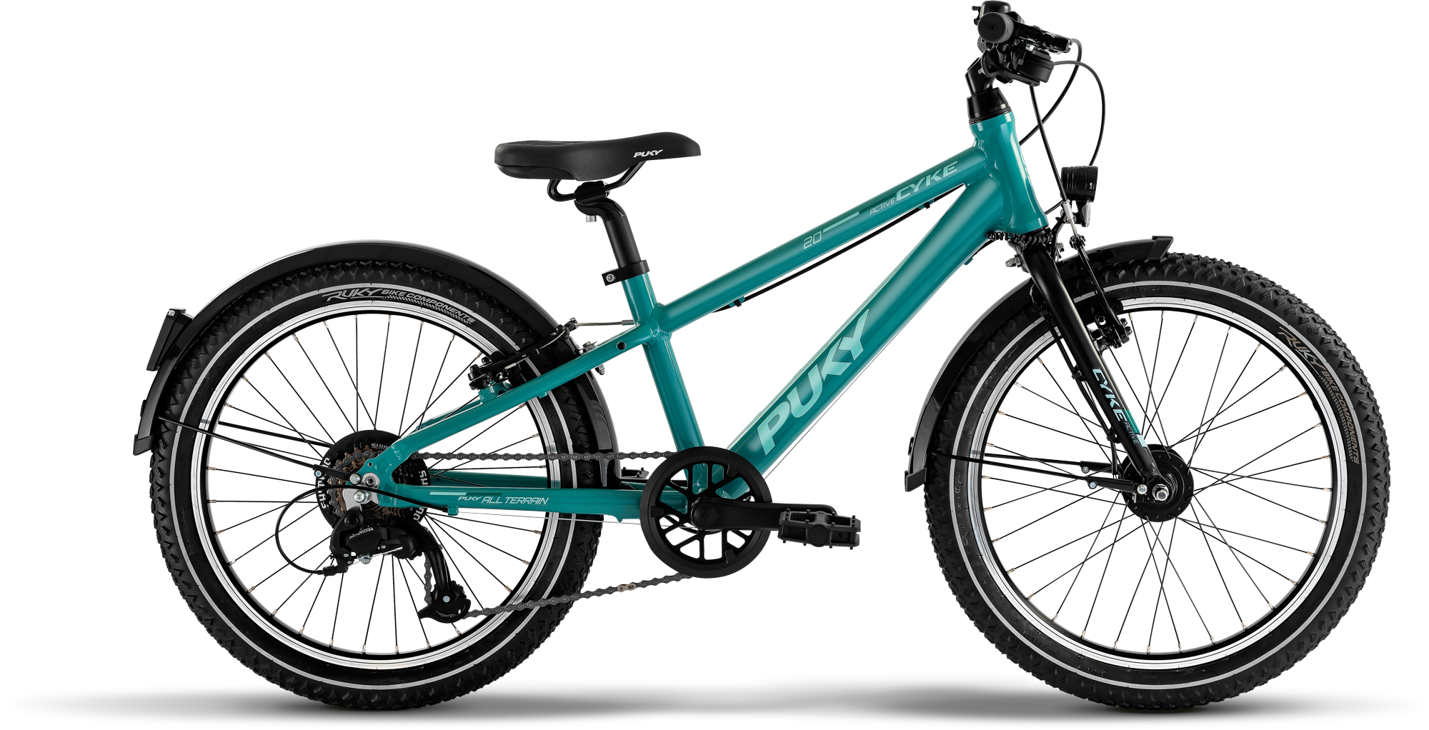 PUKY CYKE 20-7 Alu ACTIVE turquoise/noir (2025)